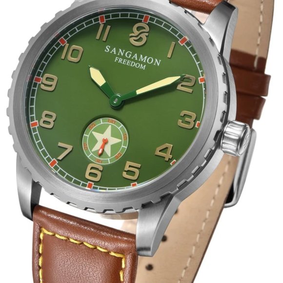 Sangamon  Watch - Omaha Beach - Picture 2 of 4